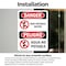 Signmission Non-Potable Water Bilingual, 7 in W x Rectangle, Vinyl Decal OS-2PACK-DS-D-710-VS-1499 - alternate 5